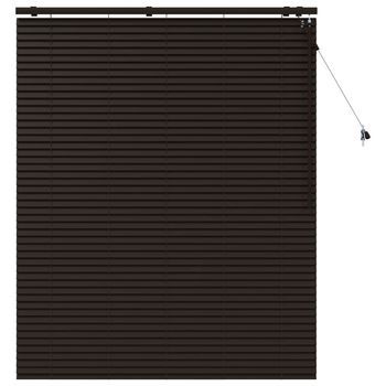 Persiana Veneciana Marrón Oscuro 130 X 160 Cm 35 Mm Vidaxl