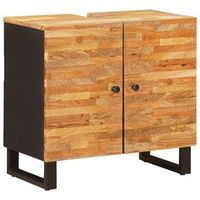 mueble de lavabo para bano natural 62 x 33 x 58 cm vidaxl