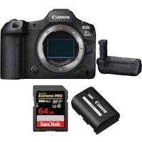 EOS R5 Mark II + BG-R20 + 1 SanDisk 64GB Extreme PRO UHS-II SDXC 300 MB/s + 1 LP-E6P + EBOOK MCZDIRECT