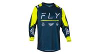 maillot de manga larga fly f 16 azul marino amarillo fluorescente blanco