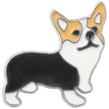 Clio Blue Broches chien Corgi para mujer