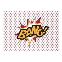 papel pintado 3d - bang 400x280 cm