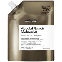 loreal professionnel absolut repair molecular shampoo refill pack 500ml for damaged hair