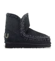 mou para mujer mufw101050a botines de piel eskimo 18 glitter logo negro 36 5 a 8cm ninguno casual