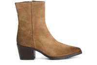 botin de mujer liso en ante tan