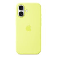 funda de silicona con magsafe para iphone 17 neon yellow