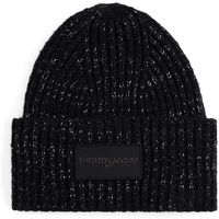 tommy hilfiger gorro tjw script glitter beanie para mujer
