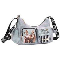 nicole lee bandolera bolso de hombro con cuadros de denim ladies night out para mujer