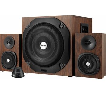 TRUST Vigor 2.1 PC Speakers - Brown, Brown