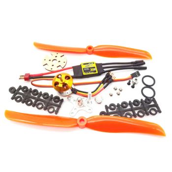 XXD A2212 2212 1000KV KV1000 Motor sin escobillas+30A ESC+1060 Hélice de la hélice del propulsor RC Sistema de alimentac
