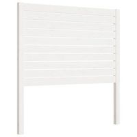 cabecero de cama madera maciza de pino blanco 81x4x100 cm vidaxl
