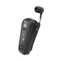 sbs auricular inalambrico multipunto con cable enrollable negro