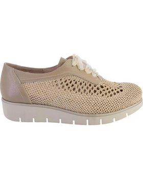 de NIVAL I908603 ZAPATOS CON CORDONES DE MUJER BEIGE