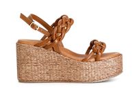 sandalias de fraile con cuna de rafia tan