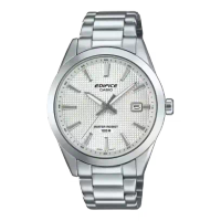 casio - reloj de pulsera modelo efv-160d-7avef para hombre de acero inoxidable con resistencia al agua hasta 10 bares y cierre de triple pliegue