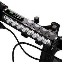 bikight 5000lm super brillante faro de bicicleta 17 led perla impermeable 4 modos de luz tipo-c carga rapida luz delante