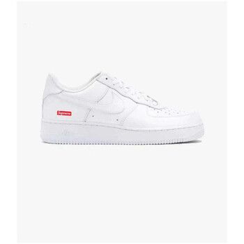 Nike Deportivas Moda Air Force 1 Low Supreme White para mujer