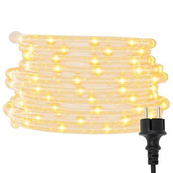 Tira De Luces Con 1200 Led Blanco Cálido Pvc 50 M Vidaxl