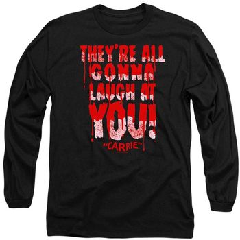 Carrie Camiseta manga larga Laugh At You para hombre