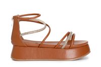 sandalias asimetricas con mignons tan 41