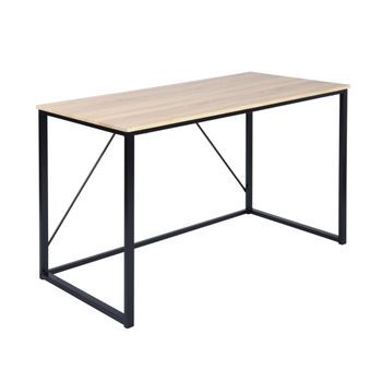 Wellhome Mesa Elmo Oak En Madera Nogal Y Negro