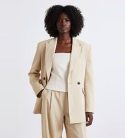 marella para mujer 2613041131200 chaqueta mllcampale beige 40 casual lyocell