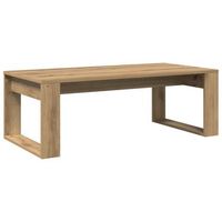 mesa de centromesa auxiliarmesita de centro madera de ingenieria roble artisan 102x50x35 cm