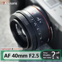 lente de camara 7artisans af 40mm f25 de enfoque automatico formato completo para fotografia humanista con montura sony e nikon z y l