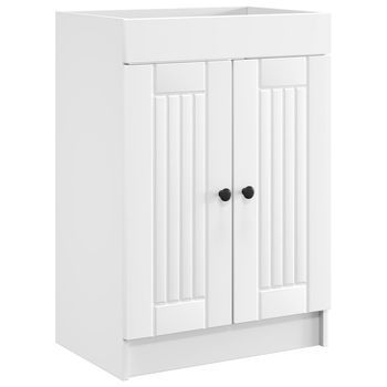 Cabinet Debajo Del Fregadero Blanco 56 X 37,5 X 81 Cm Vidaxl