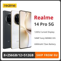 version global realme 14 pro 5g smartphone dimensity 7300 chipset de procesador de energia camara sony imx882 con bateria ois 6000mah