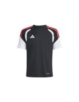 camiseta de futbol adidas tiro26l jsy infantil negrorojo