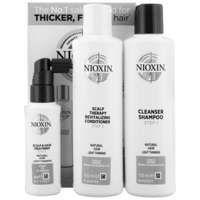 nioxin 3d care system system 1 3 part system kit for natural hair with light thinning