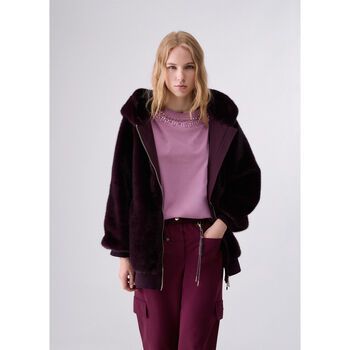 Liu Jo Chaquetas Cazadora oversize en teddy para mujer