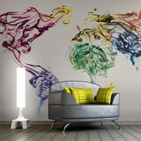 fotomural - dancing smoke trails