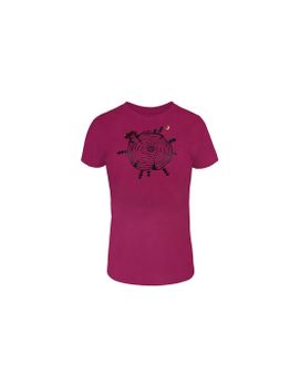 Camiseta de montaña Joluvi Wood W Mujer Orquidea Oscuro