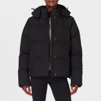 sweaty betty nimbus short shell puffer coat - xl