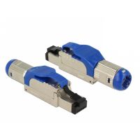 conector rj-45 delock 86487 azulplata cat8 sutp