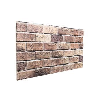 Paneles De Pared 10 Uds. 100 X 50 Cm Marrón Y Gris Espuma Eps Vidaxl