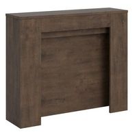 consola pequena kuba extensible de madera 90x25211 cm-color marron