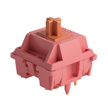 Akko-interruptor lineal de palisandro, 5 pines, 40gf, de fábrica, Lubed, de paso bajo profundo, Compatible con teclado mecánico MX (45 piezas)