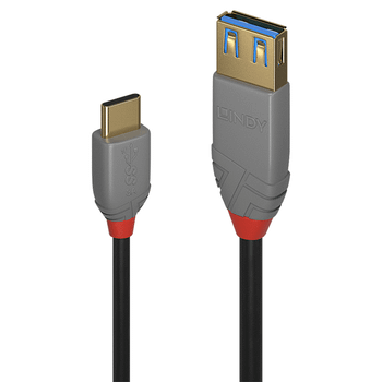 0.15M USB 3.1 C TO A ADAPTER CABLE ANTHRA LINE