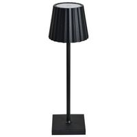 lampara de mesa moderna aluminio hierro interior y exterior jardin negro pombeiro