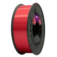 winkle filamento impresora 3d pla silk seda color rojo rubi  175 mm  1000 gr