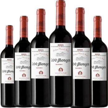 Cueva Del Monge Tinto Joven De Tempranillo Con, Vino Tinto, España, Pack 6 Botellas 75 Cl, 14% Vol.