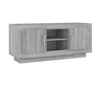 mueble para tv madera contrachapada gris sonoma 102x35x45 cm