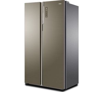 HAIER American-Style Fridge Freezer Silver HRF-800DGS7, Silver
