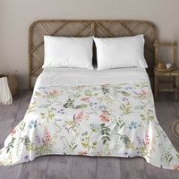 naturals - juego de sabanas estampadas 4 piezas cama 150 - algodon  incluye sabana encimera  2 fundas de almohada  1 sabana bajera - maeva