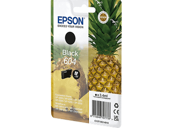Cartucho de tinta - Epson 604 INK, ‎Tamaño estándar, Hasta 350 páginas, Negro