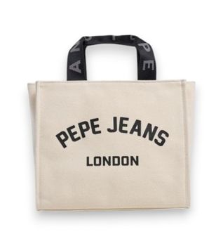 Pepe Jeans para mujer. PL0300175 Bolso Trisha beige (OSFA), Blanco, Casual, Algodón