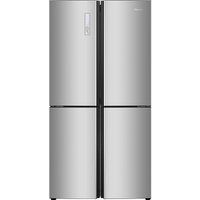 hisense rq689n4bd1 fridge freezer - silver silver